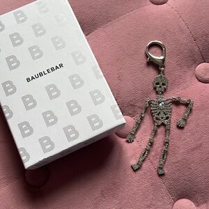 Baublebar skeleton keychain/bag charm